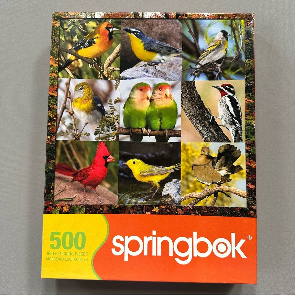 SPRINGBOK 500pc Wild SongBird jigsaw puzzle